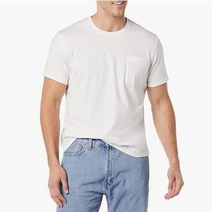 Goodfellow & Co White Cotton Pocket T-Shirt 2XB NWT Big & Tall